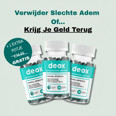 Deox - Interne Geur Neutralisatie Formule